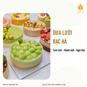 Lớp online 9 loại bánh lạnh healthy từ trái cây tươi