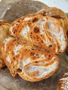 Lớp trực tiếp bánh mì artisan men sourdough