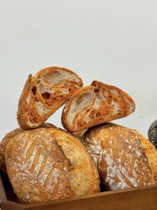 Lớp trực tiếp bánh mì artisan men sourdough