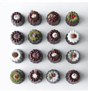 Lớp trực tiếp bánh Cannelé