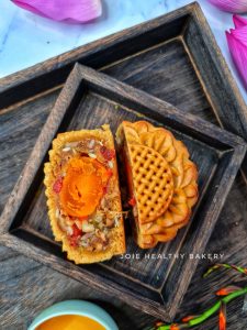 Lớp trực tiếp bánh trung thu eatclean nguyên cám không đường tinh luyện