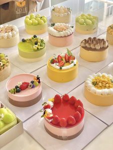 Lớp trực tiếp bánh lạnh healthy từ trái cây tươi