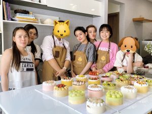 Lớp trực tiếp bánh lạnh healthy từ trái cây tươi