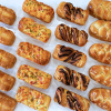 Lớp trực tiếp bánh mì brioche men sourdough tự nhiên