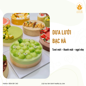 Lớp trực tiếp bánh lạnh healthy từ trái cây tươi