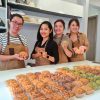 Lớp trực tiếp bánh trung thu eatclean nguyên cám không đường tinh luyện