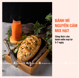 Lớp trực tiếp bánh mì healthy 6 loại