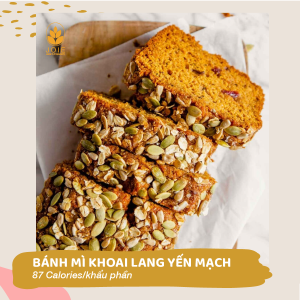Bánh mì yến mạch 15 loại