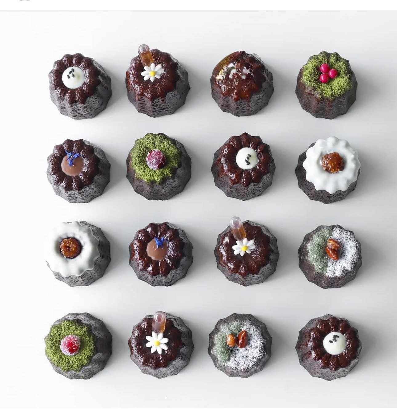 Lớp trực tiếp bánh Cannelé